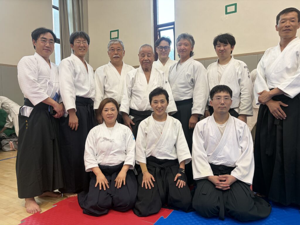 제32회 전국 아이키도 연무대회_고바야시 야스오 선생과 함께.